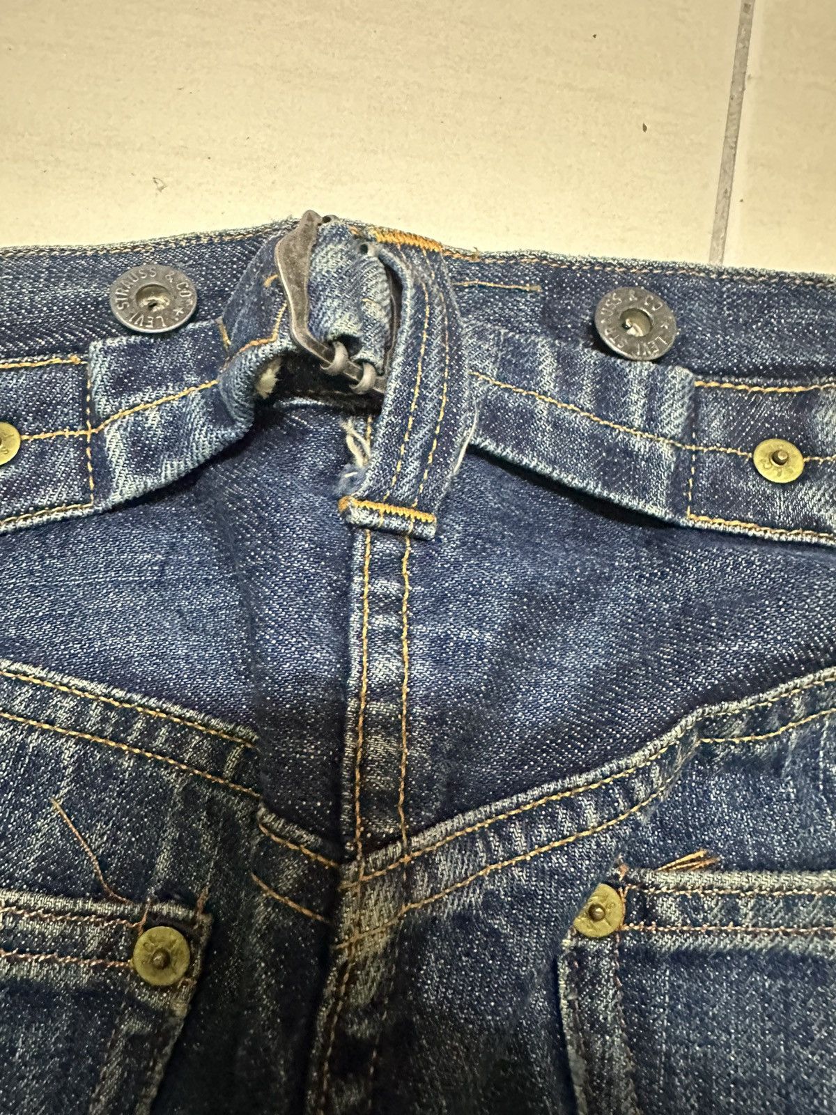 Levi's Vintage Clothing Vtg 201 LVC Levis distressed denim Size US 32 / EU 48 - 4 Thumbnail