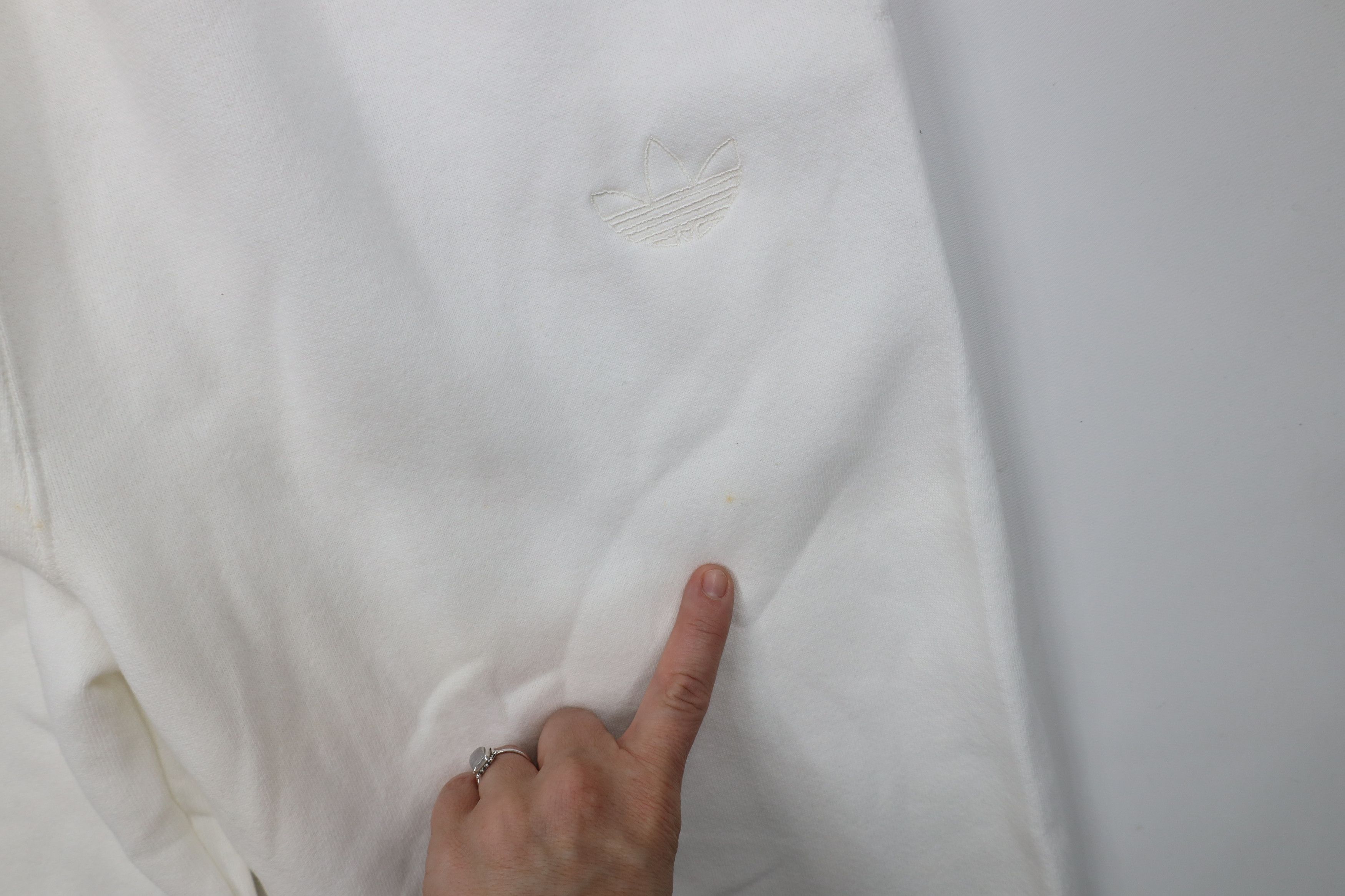 Adidas Deadstock Vintage 90s Adidas Sweatpants Joggers White USA Size US 36 / EU 52 - 5 Thumbnail