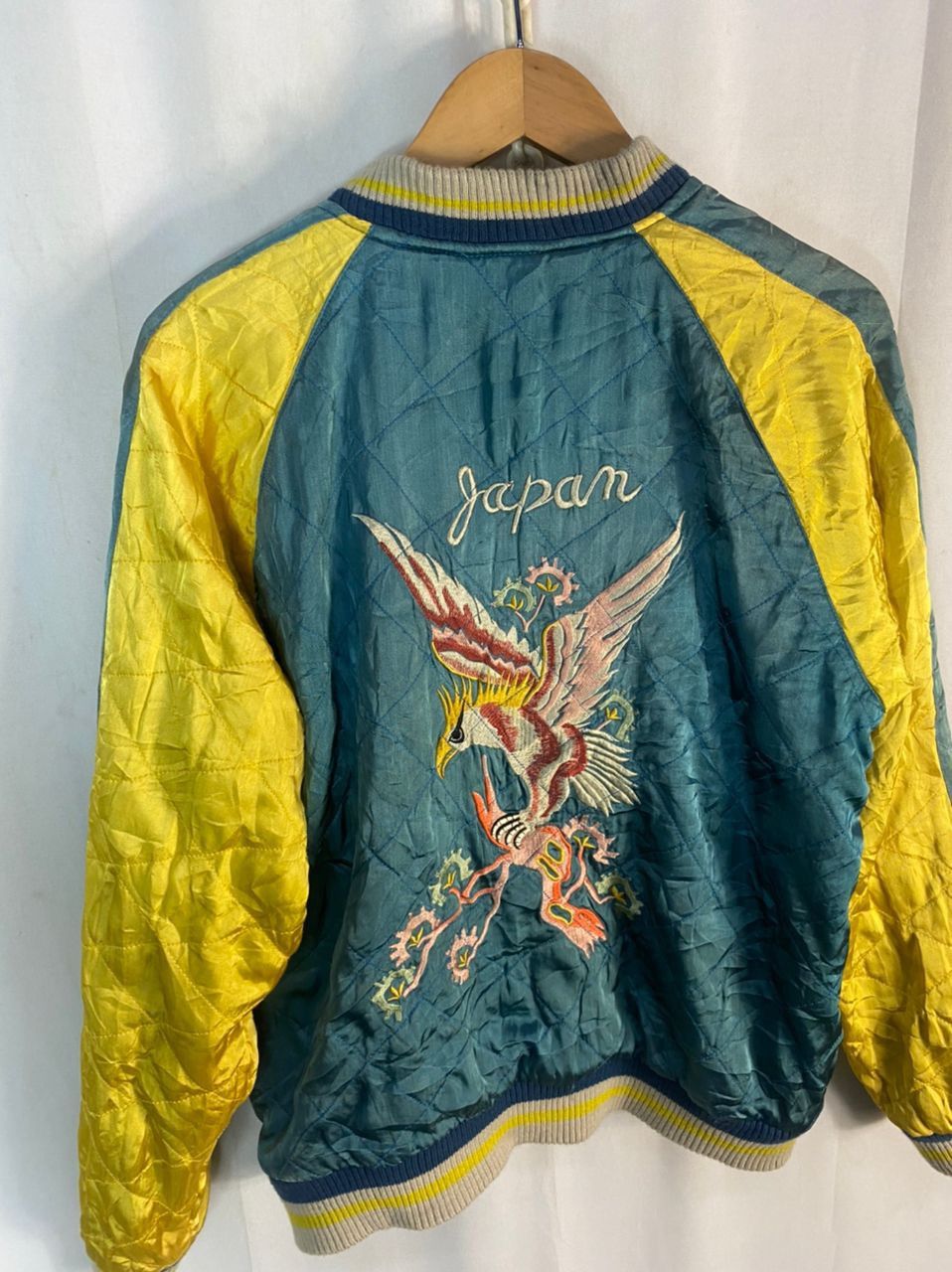 Japanese Brand × Vintage Rare🔥vintage Sukajan reversible rayon jacket by pin ball Size US M / EU 48-50 / 2 - 22 Thumbnail