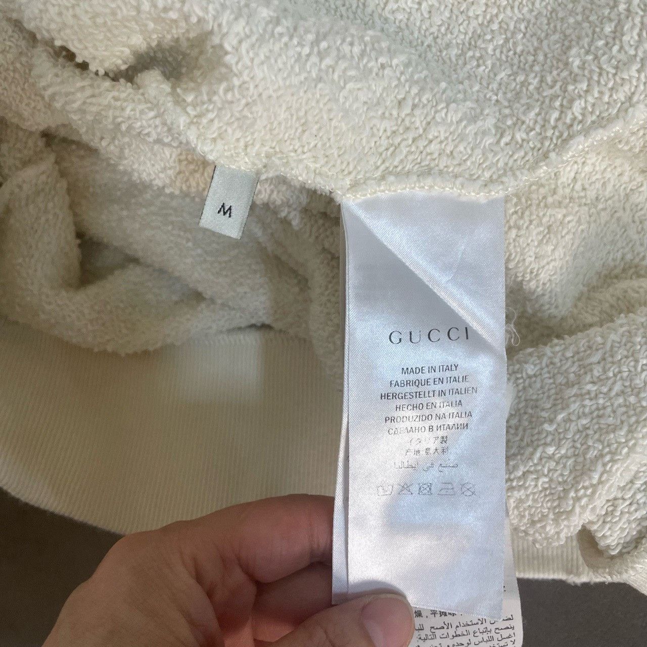 Gucci Gucci Beige vintage square hoodie 2501-Nextarrow Size US M / EU 48-50 / 2 - 6 Thumbnail