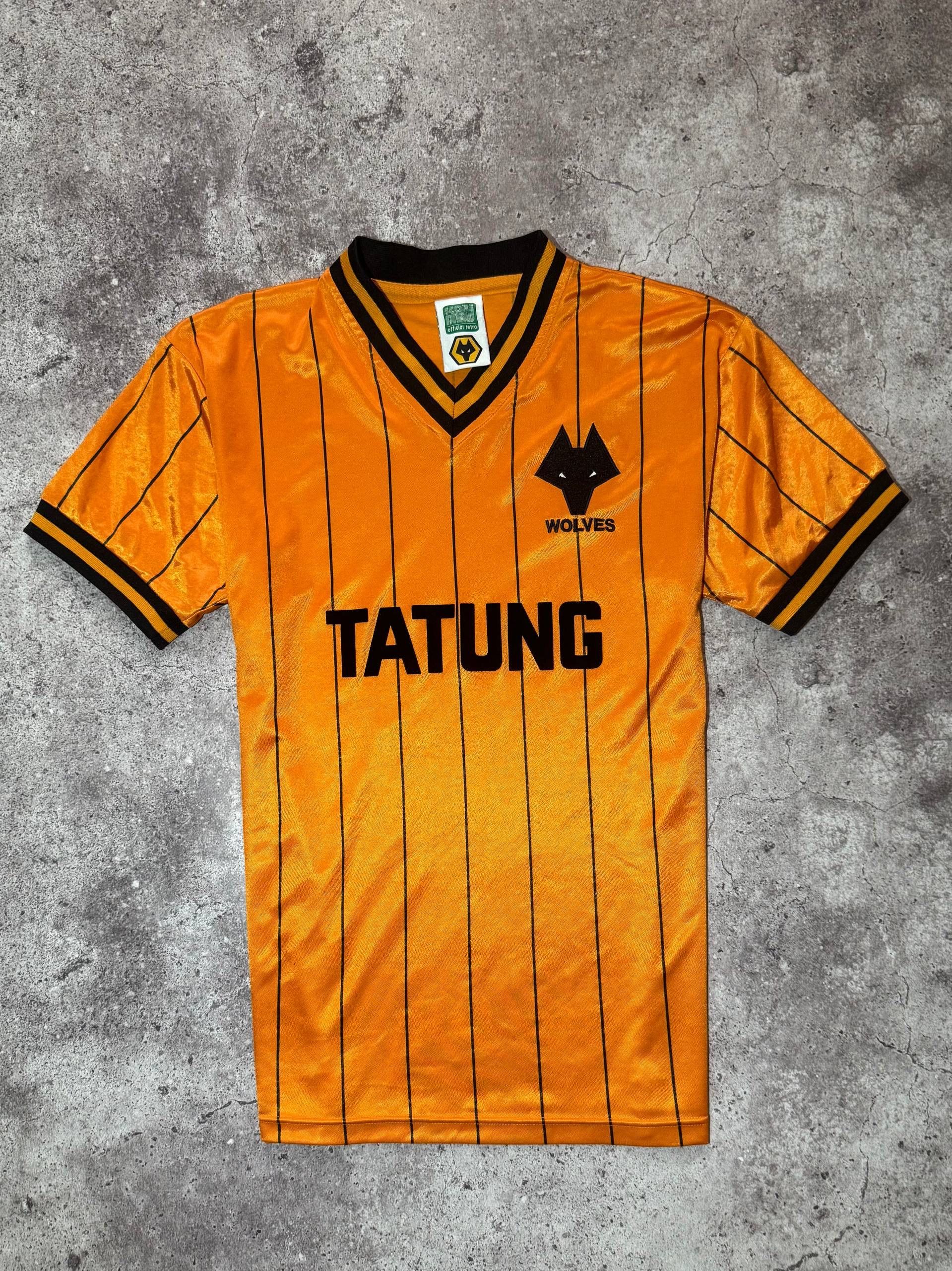 Vintage Retro Wolverhampton Wolves Score Draw Soccer Jerseys T-shirt Size US S / EU 44-46 / 1 - 1 Thumbnail