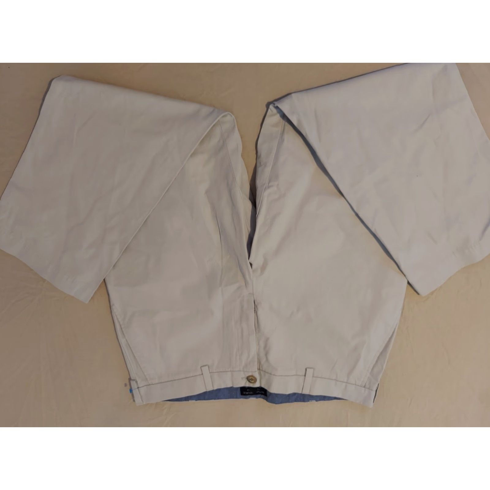 Banana Republic Banana Republic Chino Pants Mens 38x30 Khaki Beige Straight Front Flat Trousers Slacks Size US 38 / EU 54 - 5 Thumbnail