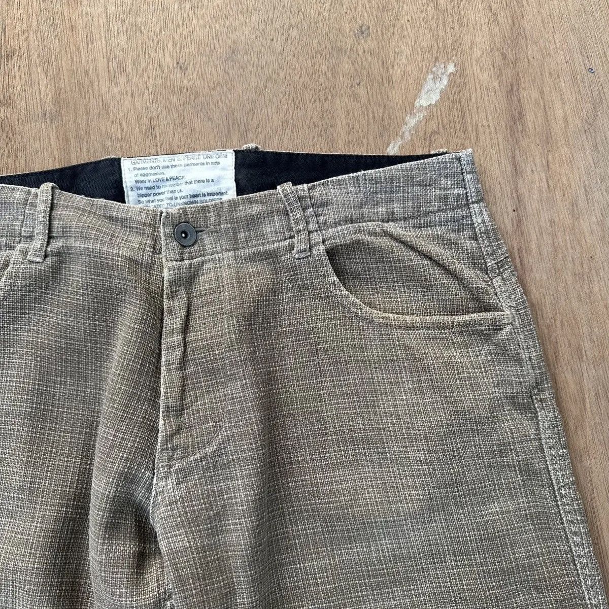Garment Project × Japanese Brand × Vintage SICKS💥VINTAGE JOHNBULL W34L32 DONUT BUTTON HEMP COTTON PANT Size US 34 / EU 50 - 4 Thumbnail