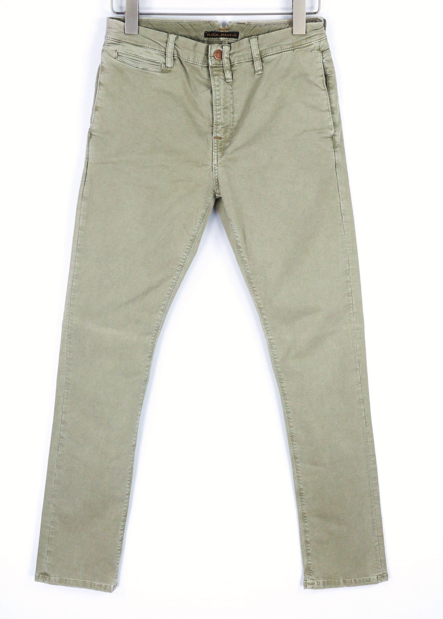 Nudie Jeans KHAKI TIGHT W30/L32 Organic Dusty Skinny Jeans 82553 Size US 30 / EU 46 - 1 Thumbnail