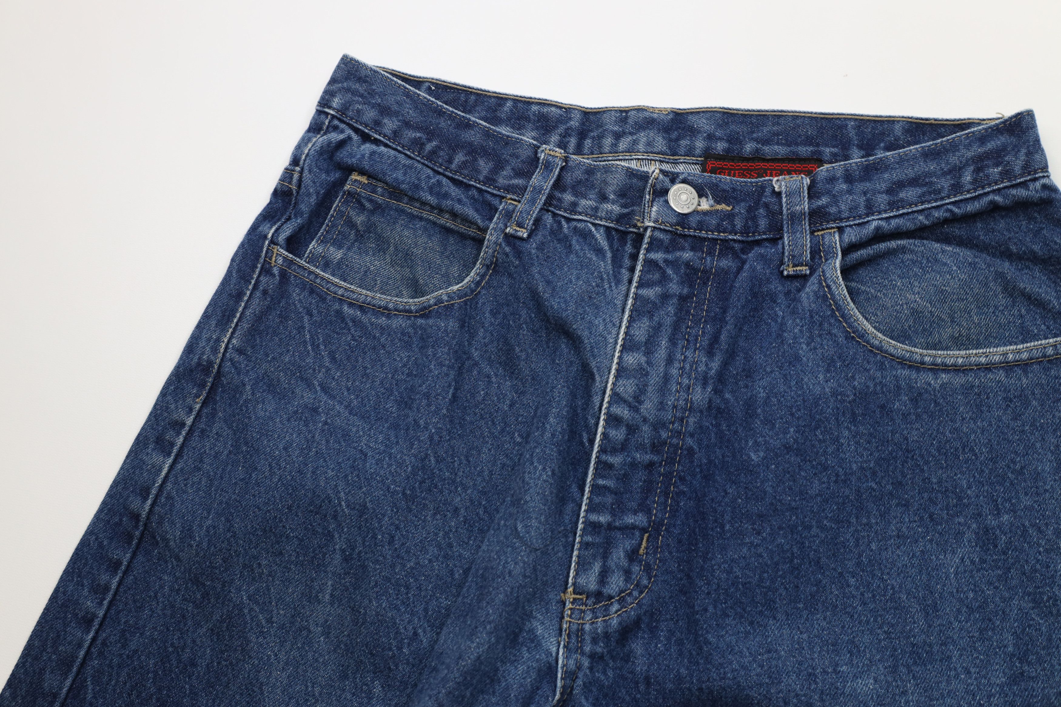 Guess Vintage 90s Guess Spell Out Straight Leg Denim Jeans USA Size US 30 / EU 46 - 7 Thumbnail