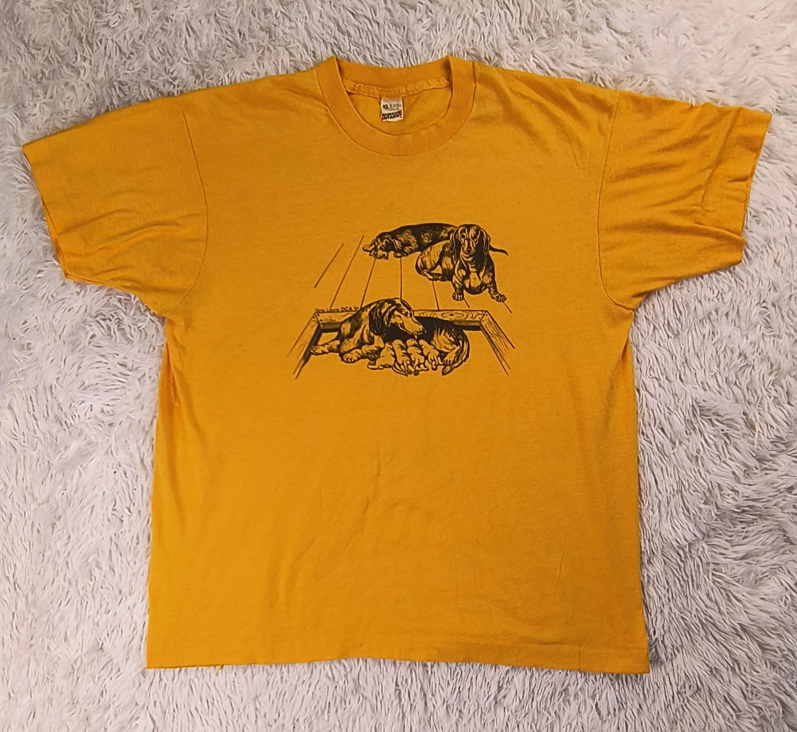 Other Vintage Gina Leone dachshund 1991 tee Size XL / US 12-14 / IT 48-50 - 2 Thumbnail