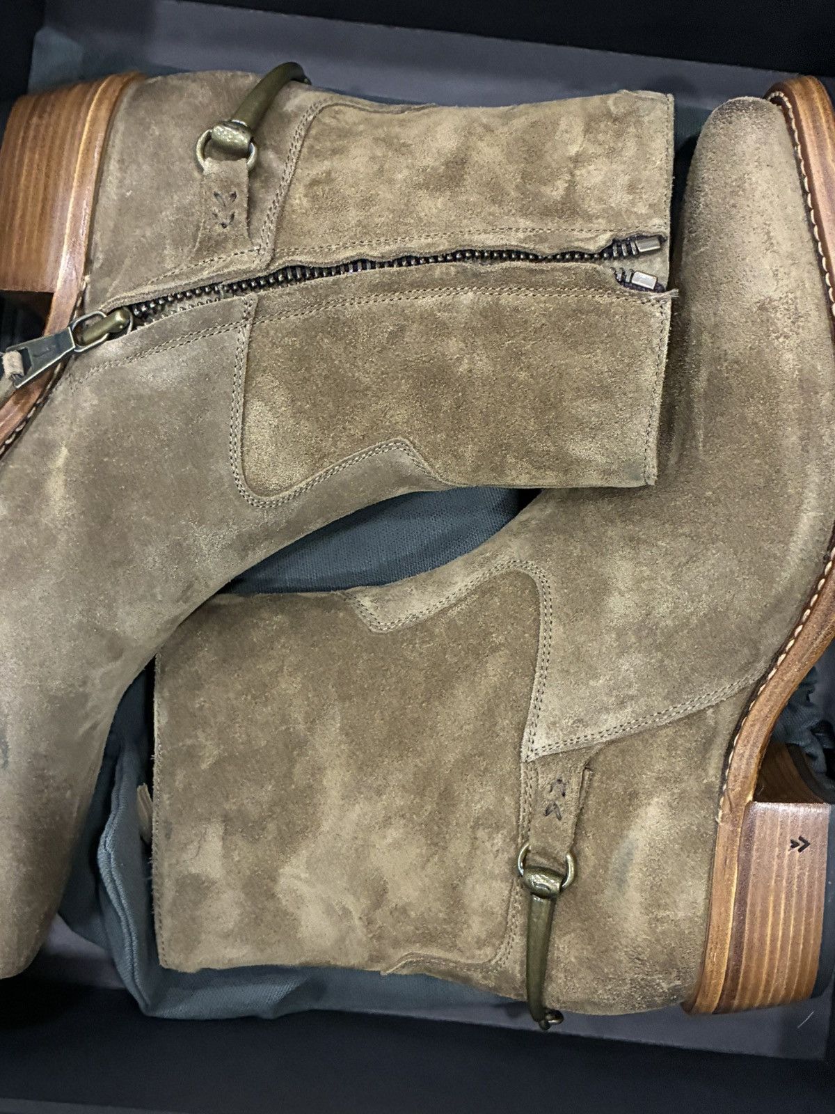 John Varvatos Walker Bit Boot Size 9.5 EU 42.5 Size US 9.5 / EU 42-43 - 13 Thumbnail