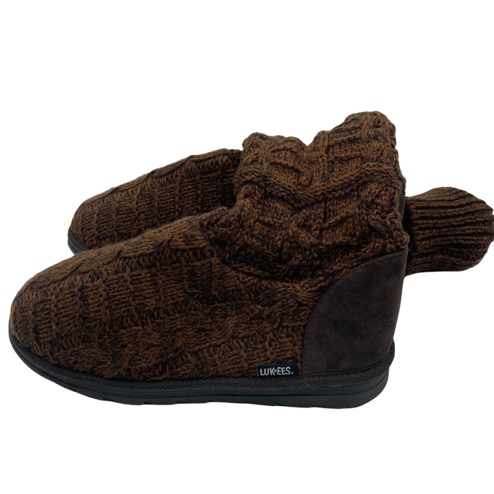 Other Muk Luk LukEes Slippers Sweater Boots High Brown Womens 9 Size US 9 / IT 39 - 2 Thumbnail