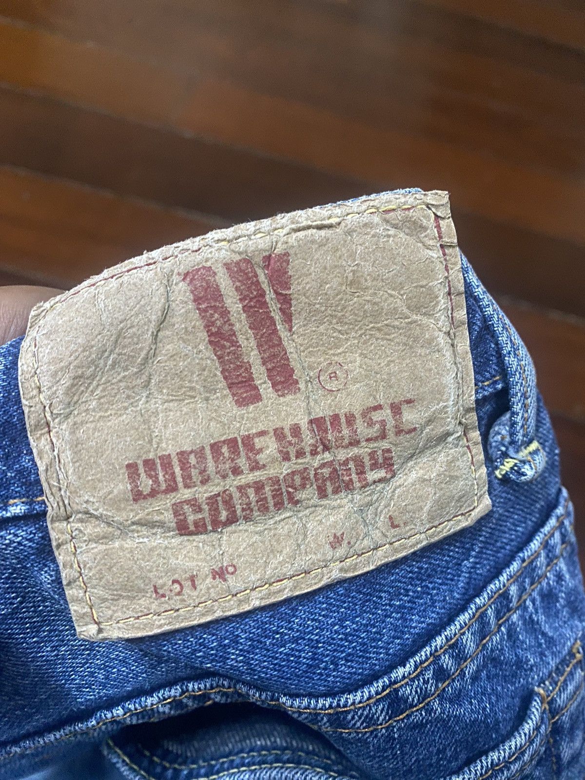 Warehouse Fire 🔥 vintage inspired 50s WAREHOUSE gripper zipper denim Size US 31 - 15 Thumbnail