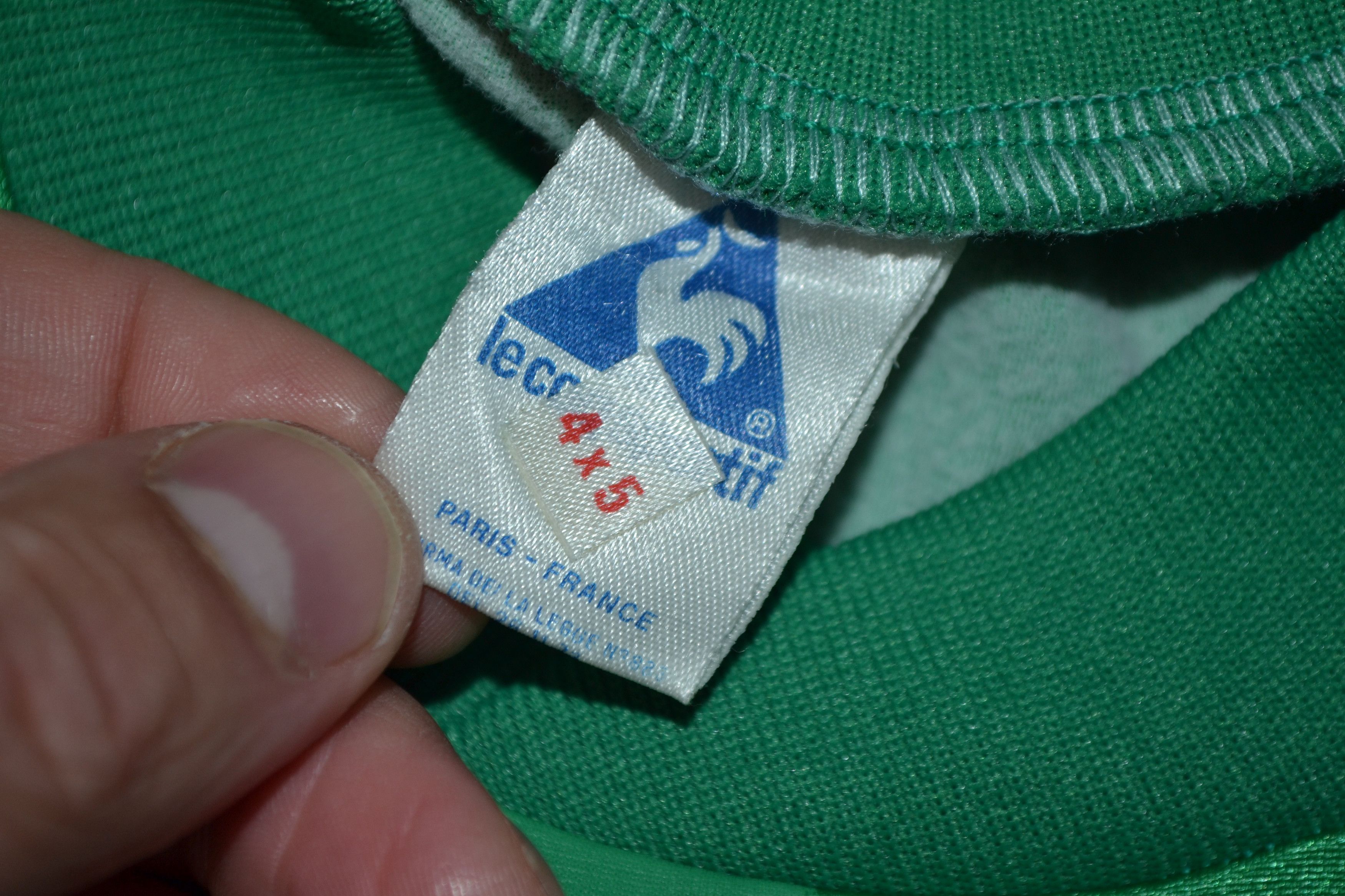 Le Coq Sportif Vintage 80s 70s Le Coq Sportif Football Shirt Jersey Maillot Size US M / EU 48-50 / 2 - 3 Thumbnail