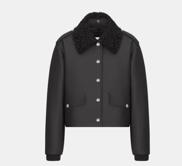 Dior o1w1db11124 2-in-1 Peacoat in Black Size M / US 6-8 / IT 42-44 - 1 Thumbnail