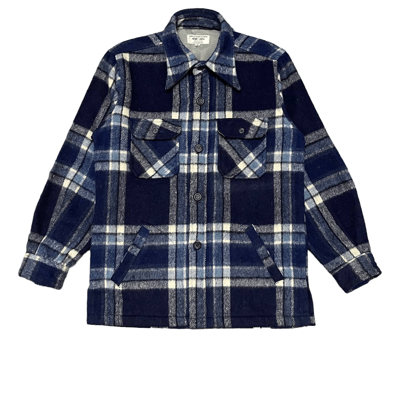 Japanese Brand Vintage Marquis Wool Plaid Jacket Flannel Size US L / EU 52-54 / 3 - 1 Thumbnail