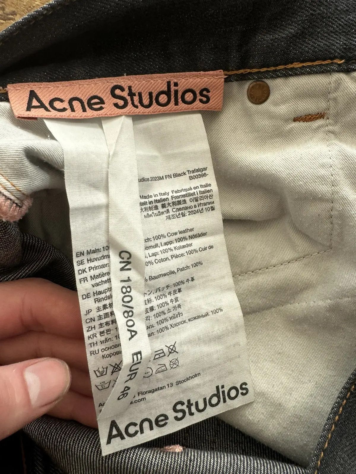 Acne Studios Acne Studios Super Baggy Fit Jeans 2023 Size US 33 - 5 Thumbnail
