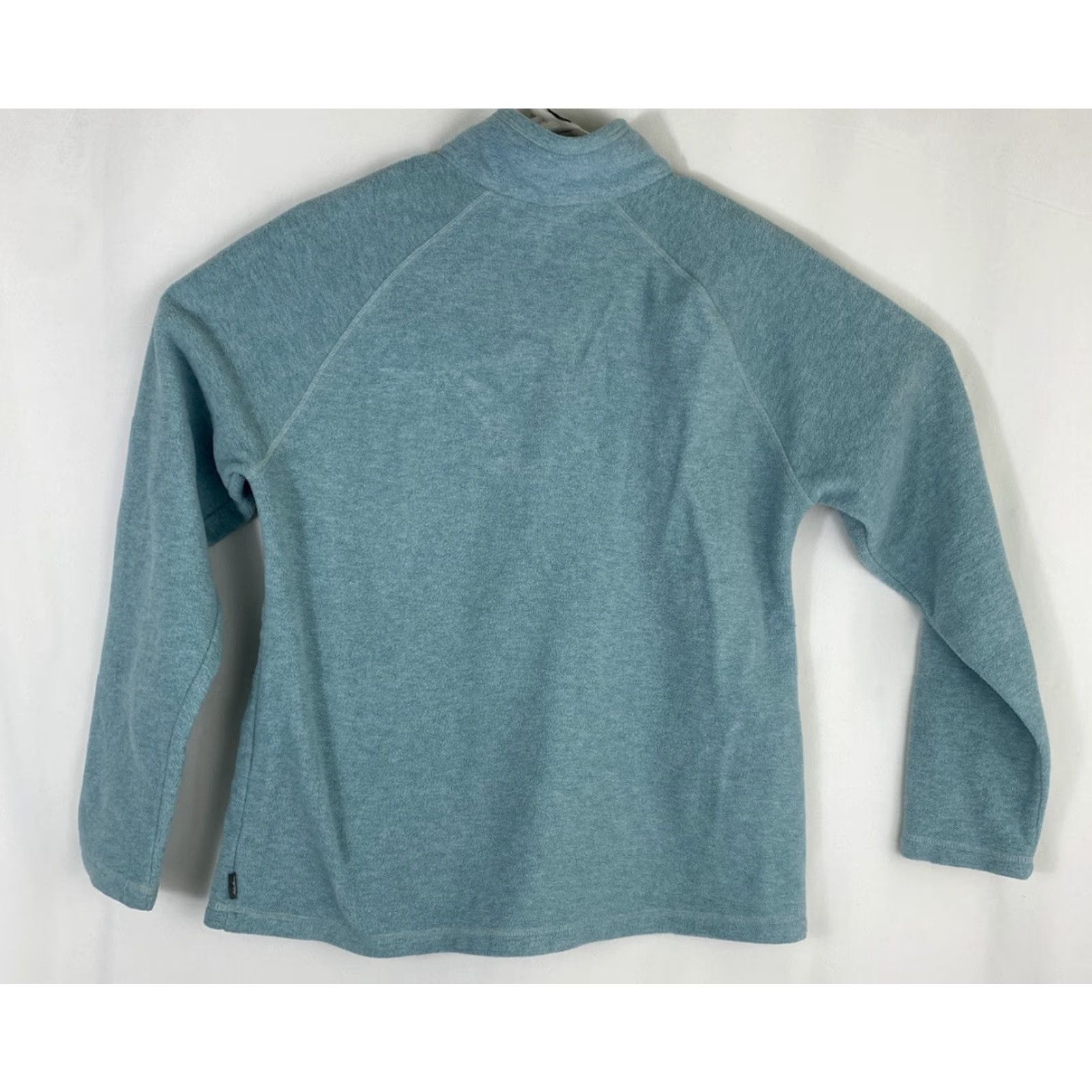 Eddie Bauer VINTAGE Eddie Bauer Quarter Zip Fleece Sweater Womens Large Blue Pullover Long Sleeves Size L / US 10 / IT 46 - 2 Thumbnail