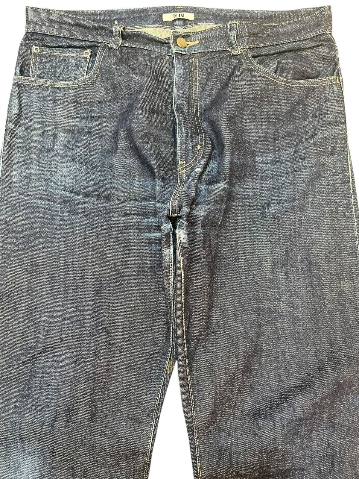 14th Addiction × Japanese Brand Vintage Uniqlo U Selvedge 5oz Denim Size US 35 - 2 Thumbnail