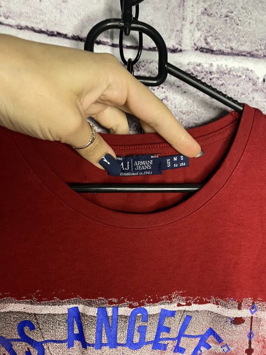 Armani Men's Armani jeans luxury tee overprint T- Shirt Vintage Size US M / EU 48-50 / 2 - 4 Thumbnail