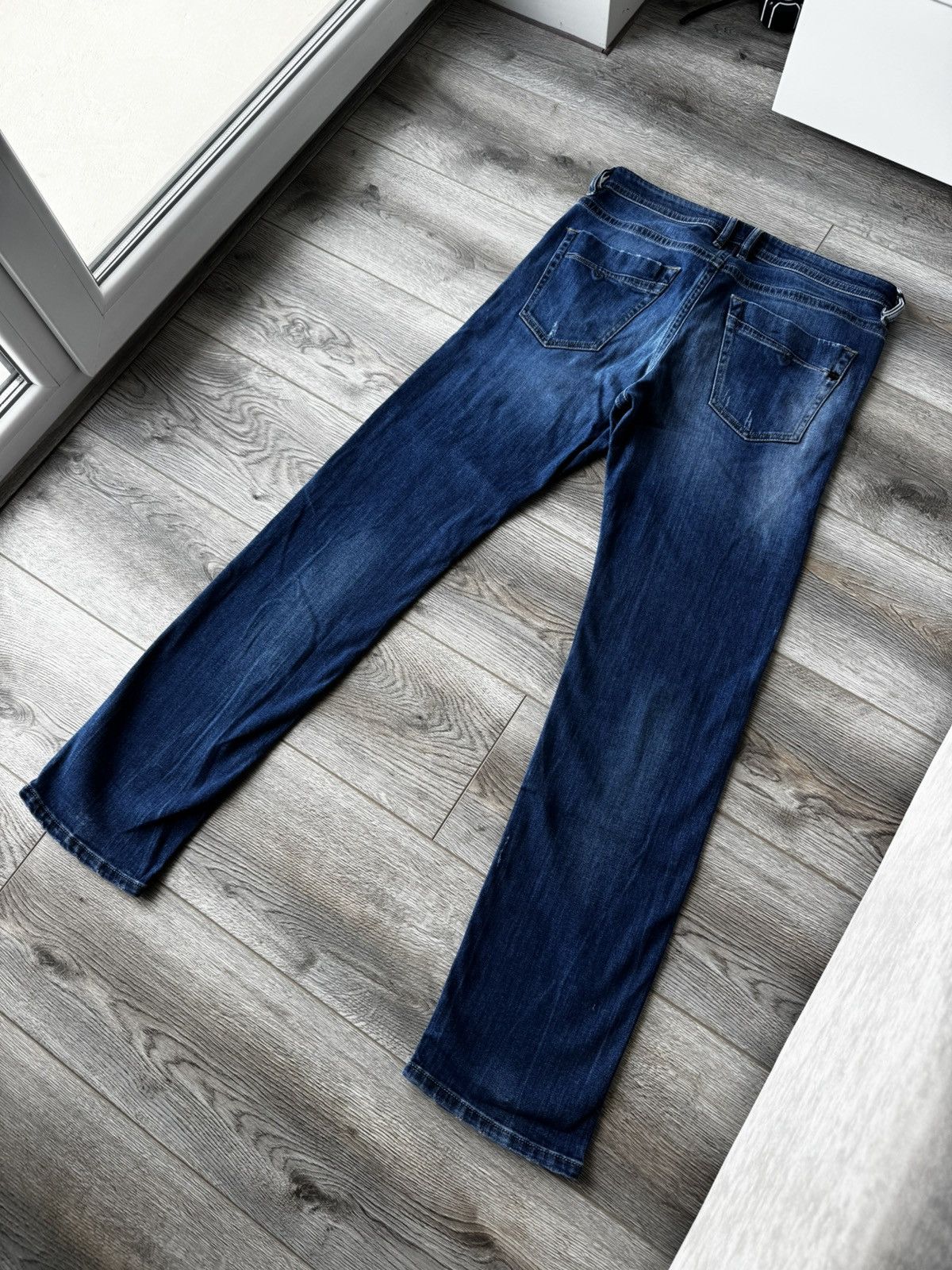 Diesel Diesel Akee Men's Blue Faded Jeans Size US 32 / EU 48 - 3 Thumbnail