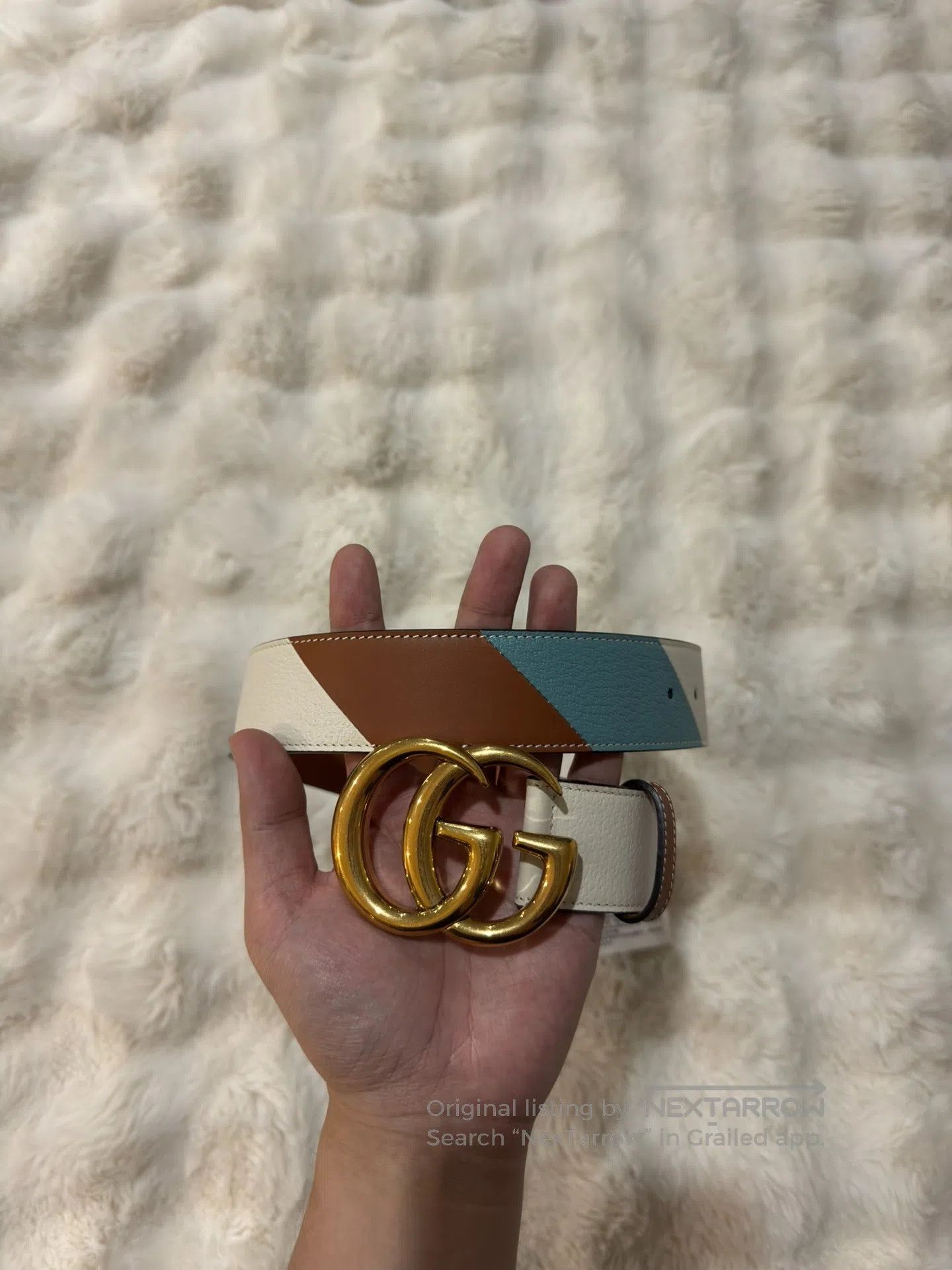 Gucci Guicci size 75 Contrasting Double G Belt| Size ONE SIZE - 1 Thumbnail