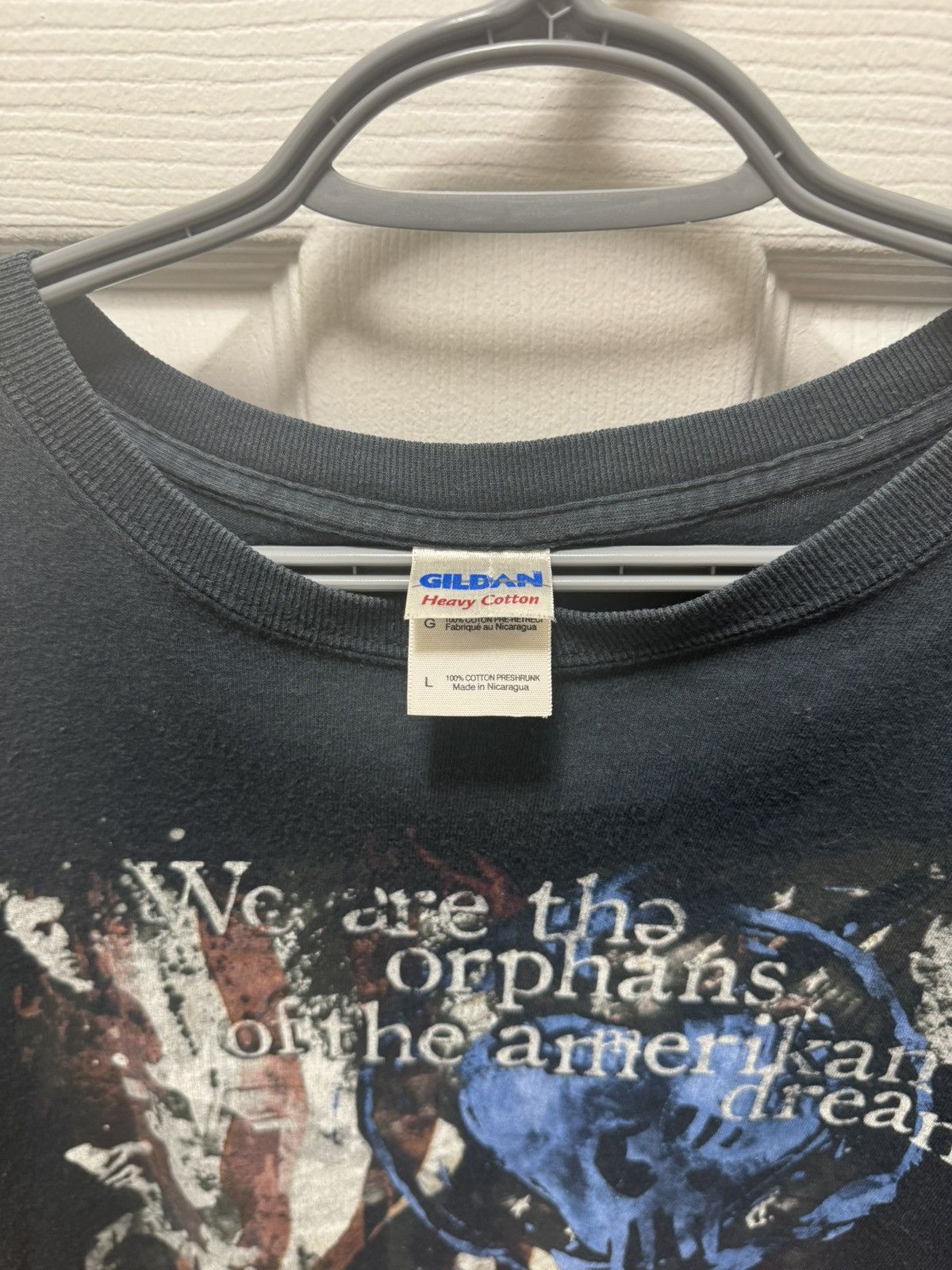 Band Tees × Gildan Rise Against Band Merch Vintage Orphans Dream Flag Gildan Size US L / EU 52-54 / 3 - 4 Thumbnail