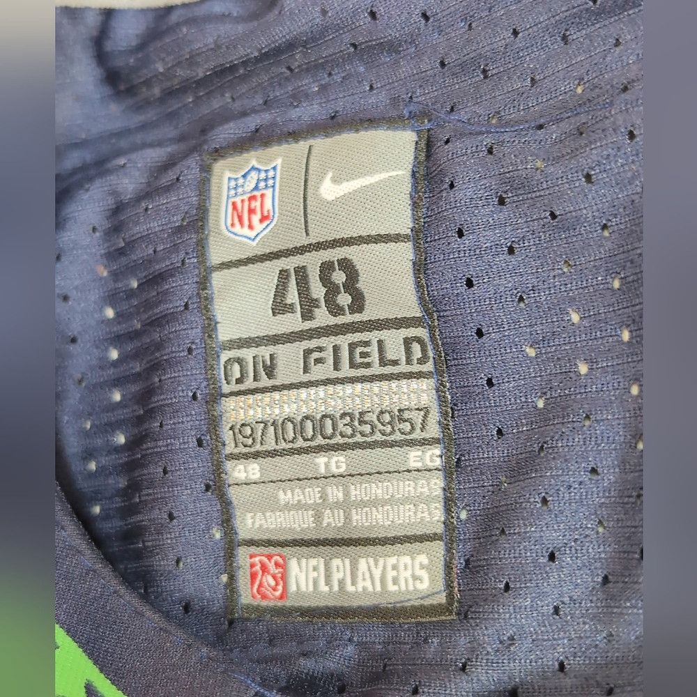NFL NFL Seattle Seahawks #3 sz 48 Nike Football Jersey Russell Size US XL / EU 56 / 4 - 5 Thumbnail