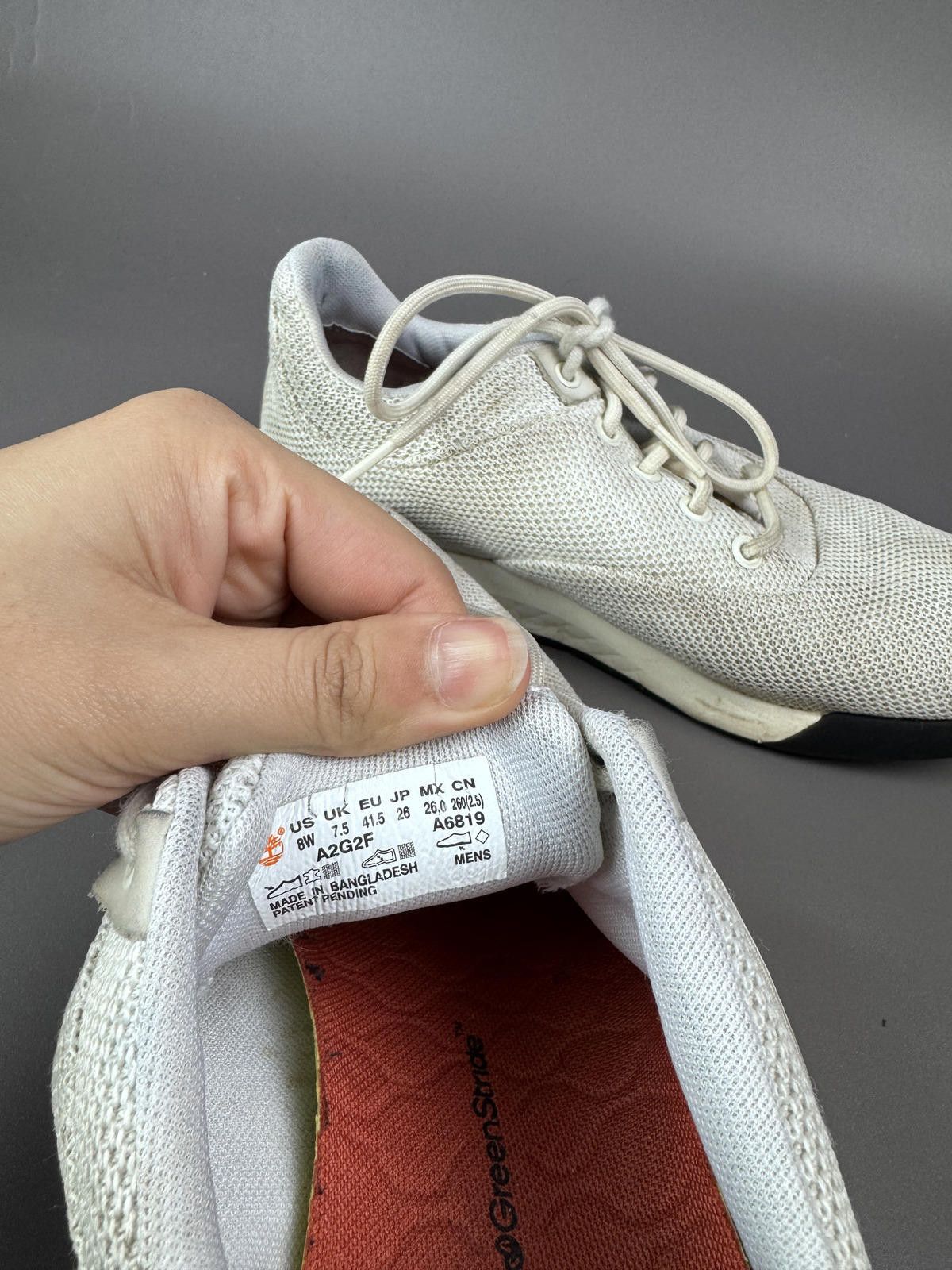 Timberland Timberland Men's Lightweight White Mesh Sneakers Size ONE SIZE - 4 Thumbnail