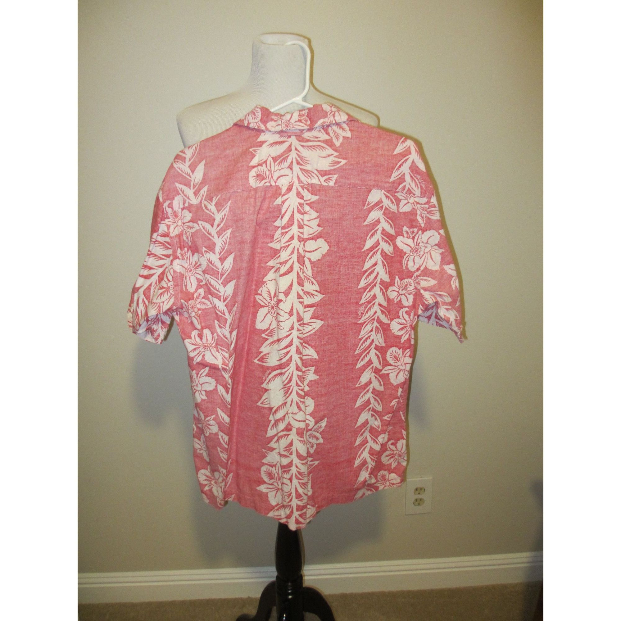 Tommy Hilfiger Tommy Hilfiger Red & White Floral Hawaiian Shirt S 100% Cott Size US S / EU 44-46 / 1 - 2 Thumbnail