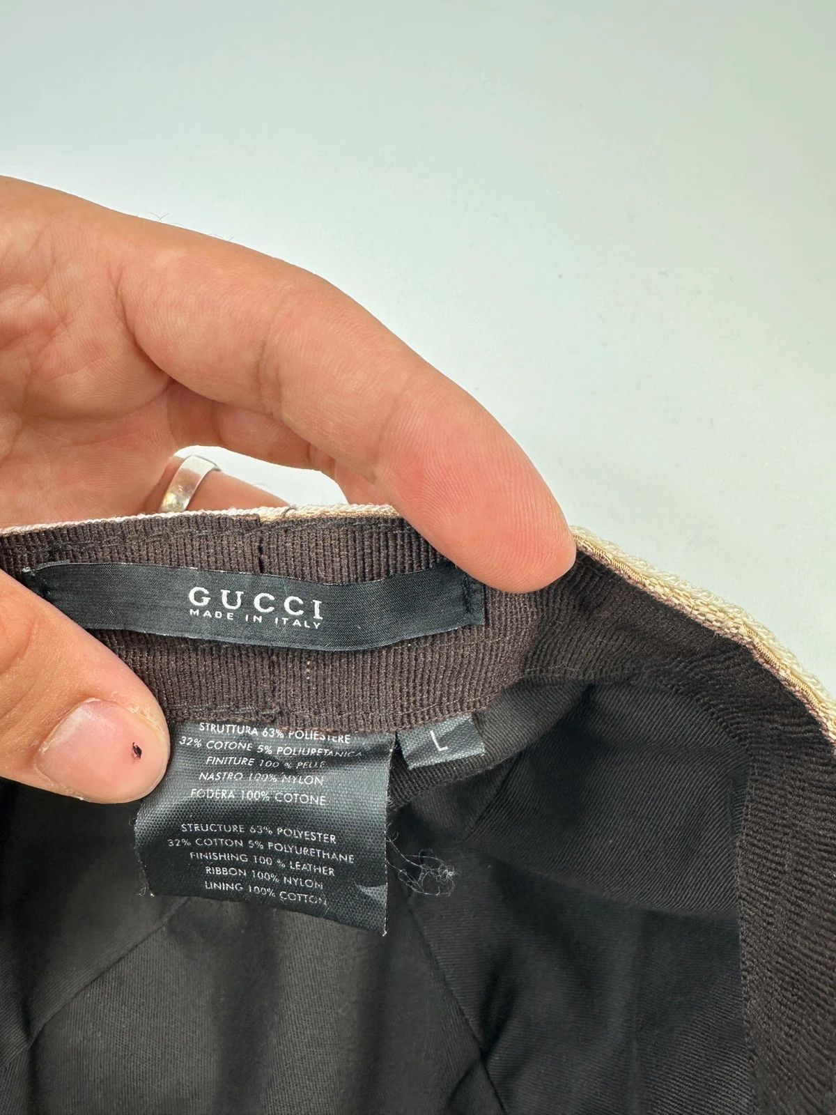 Gucci Gucci 00’s GG Monogram Pink Beige Baseball Cap Size ONE SIZE - 10 Thumbnail