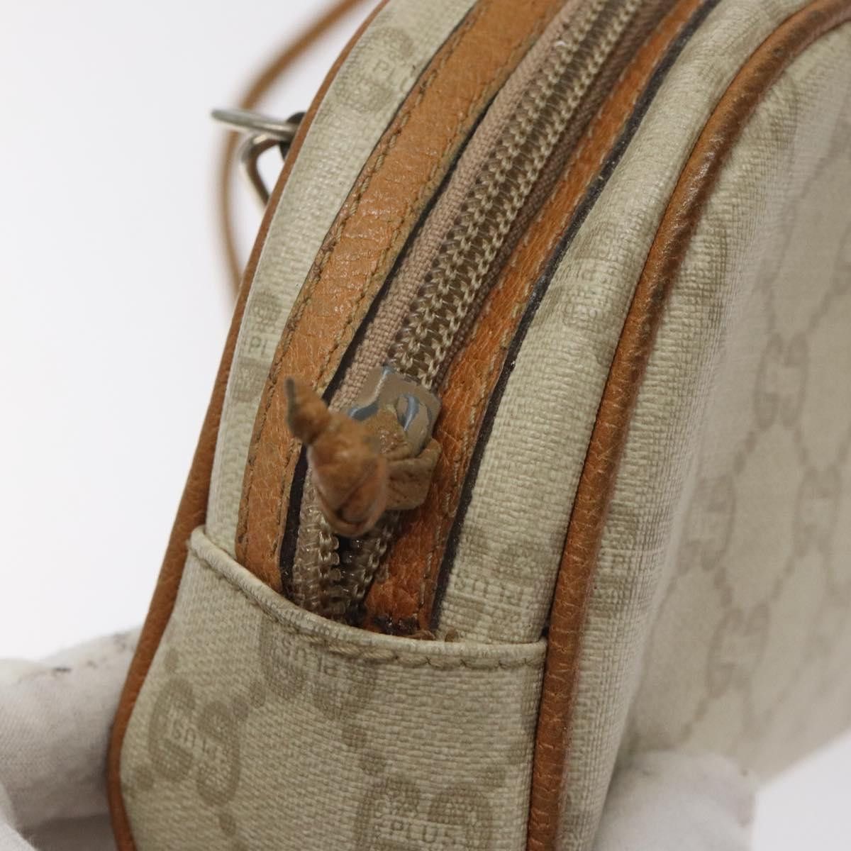 Gucci GUCCI GG Plus Supreme Shoulder Bag Pvc Ivory Gold Size ONE SIZE - 15 Thumbnail