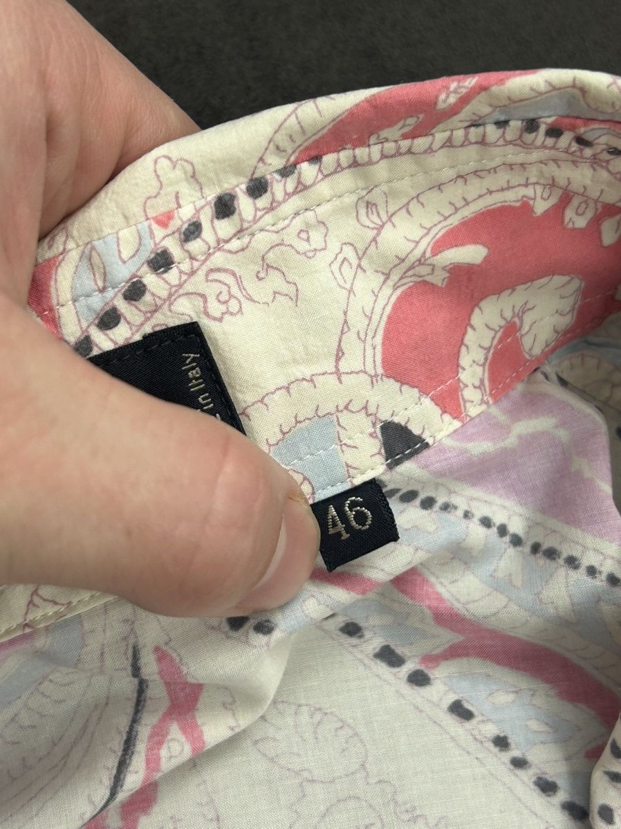 Etro Etro Milano Paisley Print Cotton Shirt Made in Italy Size L / US 10 / IT 46 - 9 Thumbnail