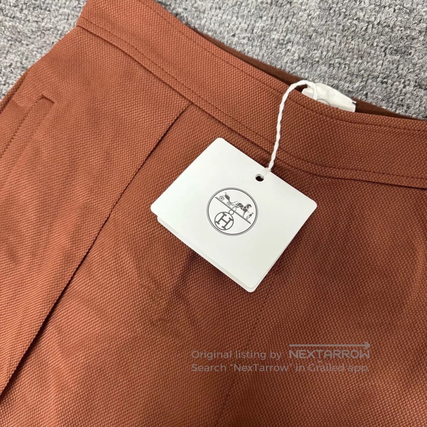 Hermes Hermes size 34 Silk blended wide-leg long pants| Size 26" / US 2 / IT 38 - 5 Thumbnail