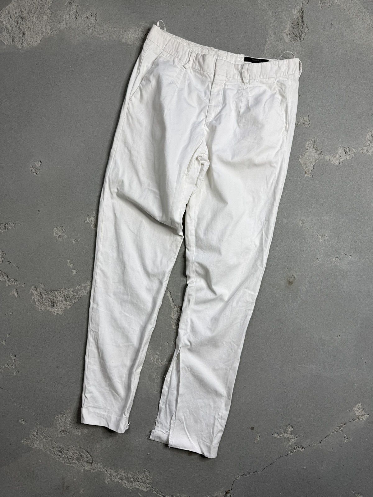 Gucci × Tom Ford × Vintage Vintage Gucci Tom Ford Era 90's White Pants Size 30" / US 8 / IT 44 - 1 Thumbnail