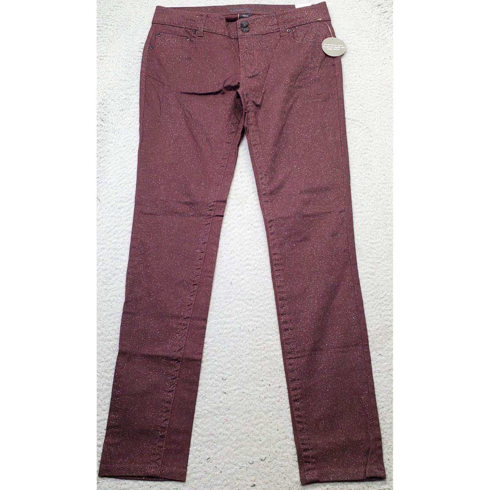 Vintage Vanity Jeans Women's 30x32 Multi Denim Skinny Leg 2 Button Fly 5-Pocket Design Womens Size 30x32 Jeans Size 30" / US 8 / IT 44 - 2 Thumbnail