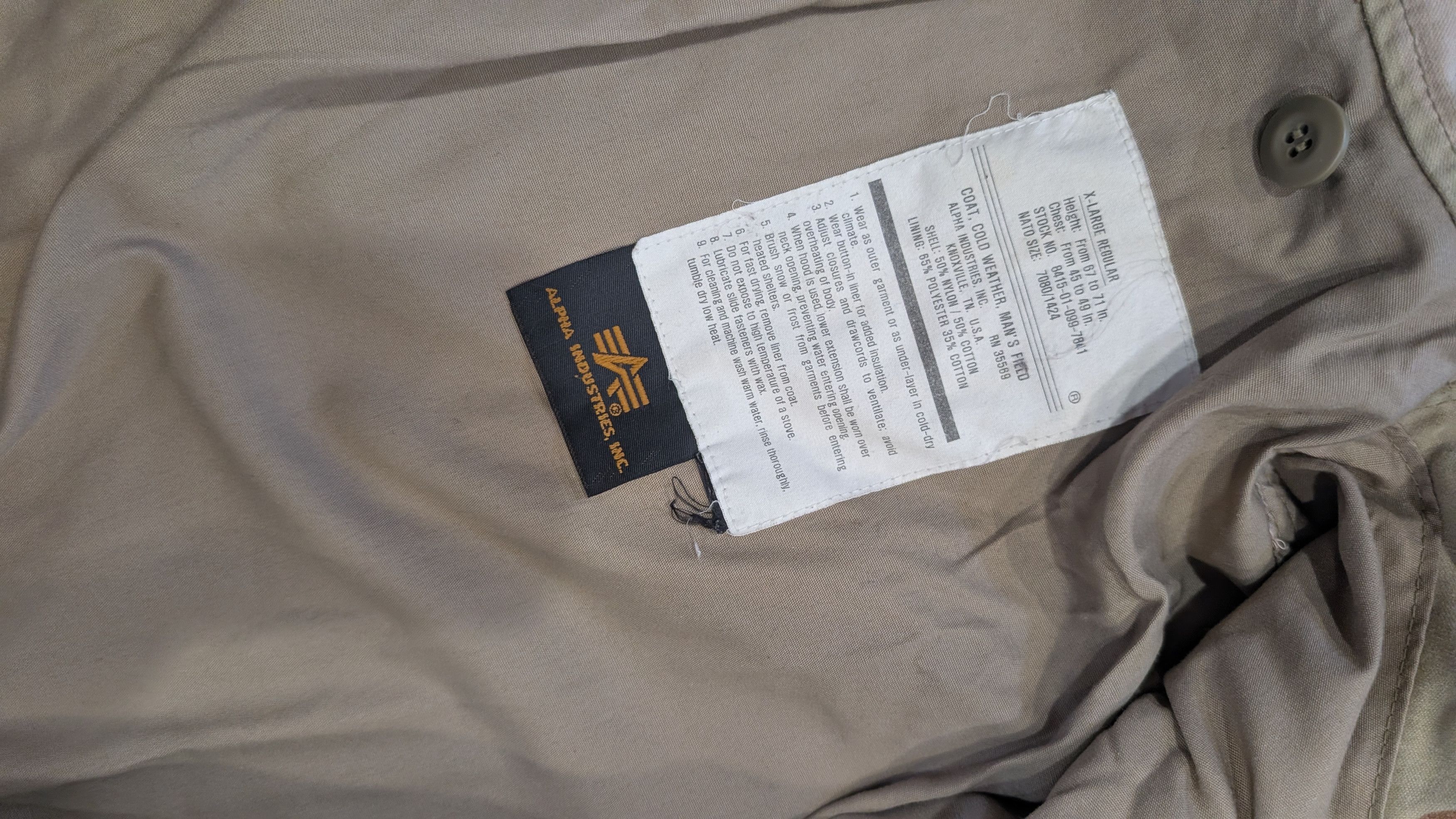 Alpha Industries Alpha Industries Camo Field Jacket Size US XL / EU 56 / 4 - 3 Thumbnail