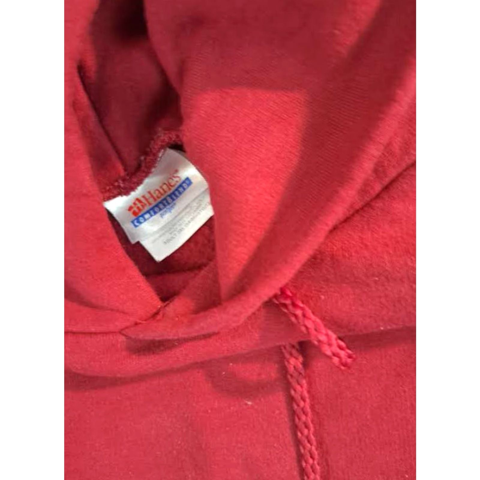 Hanes Hanes Sweatshirt Hooded 3XL Men Burgundy Red Camping Pullover Sweatshirt Size US XXL / EU 58 / 5 - 5 Thumbnail