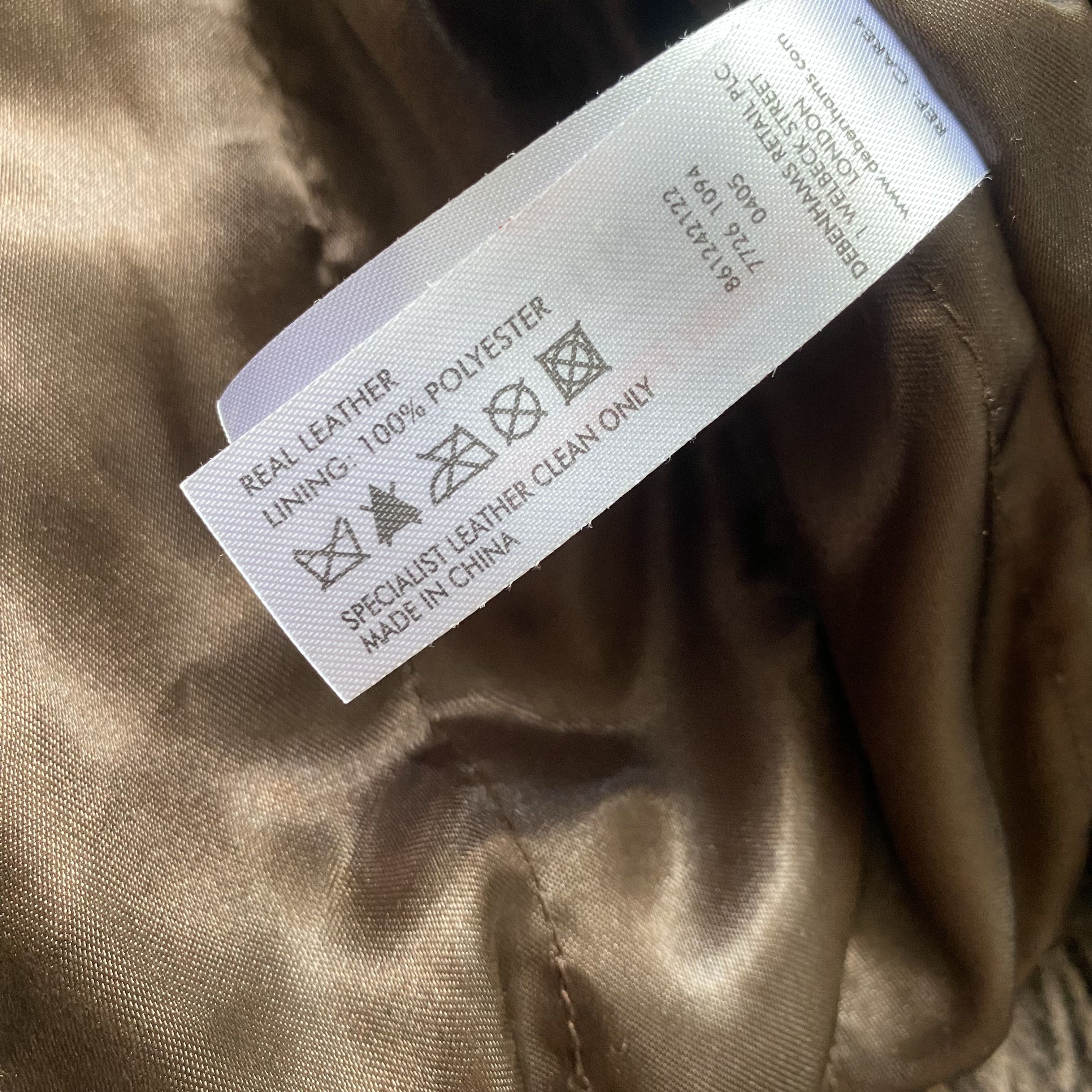 Genuine Leather Thomas Vintage Bomber Leather Suede Jacket Brown Y2K Size US S / EU 44-46 / 1 - 8 Thumbnail