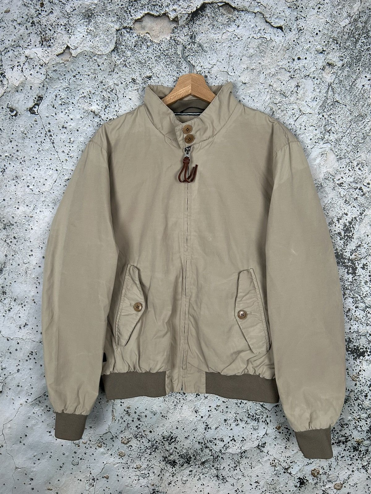 Marc O'Polo Marc O Polo Beige Bomber Jacket Vintage Boxy Basic Size US XL / EU 56 / 4 - 1 Thumbnail