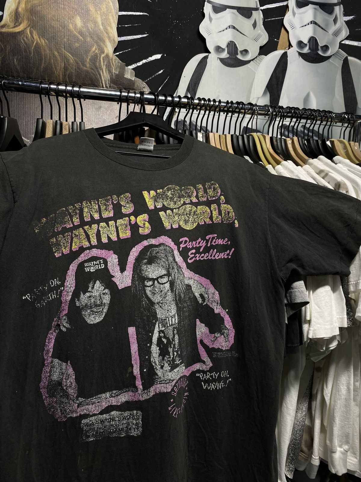 Vintage Vintage 1991 Wayne’s World T-Shirt Vtg Movie Tee XLarge Size US XL / EU 56 / 4 - 6 Thumbnail