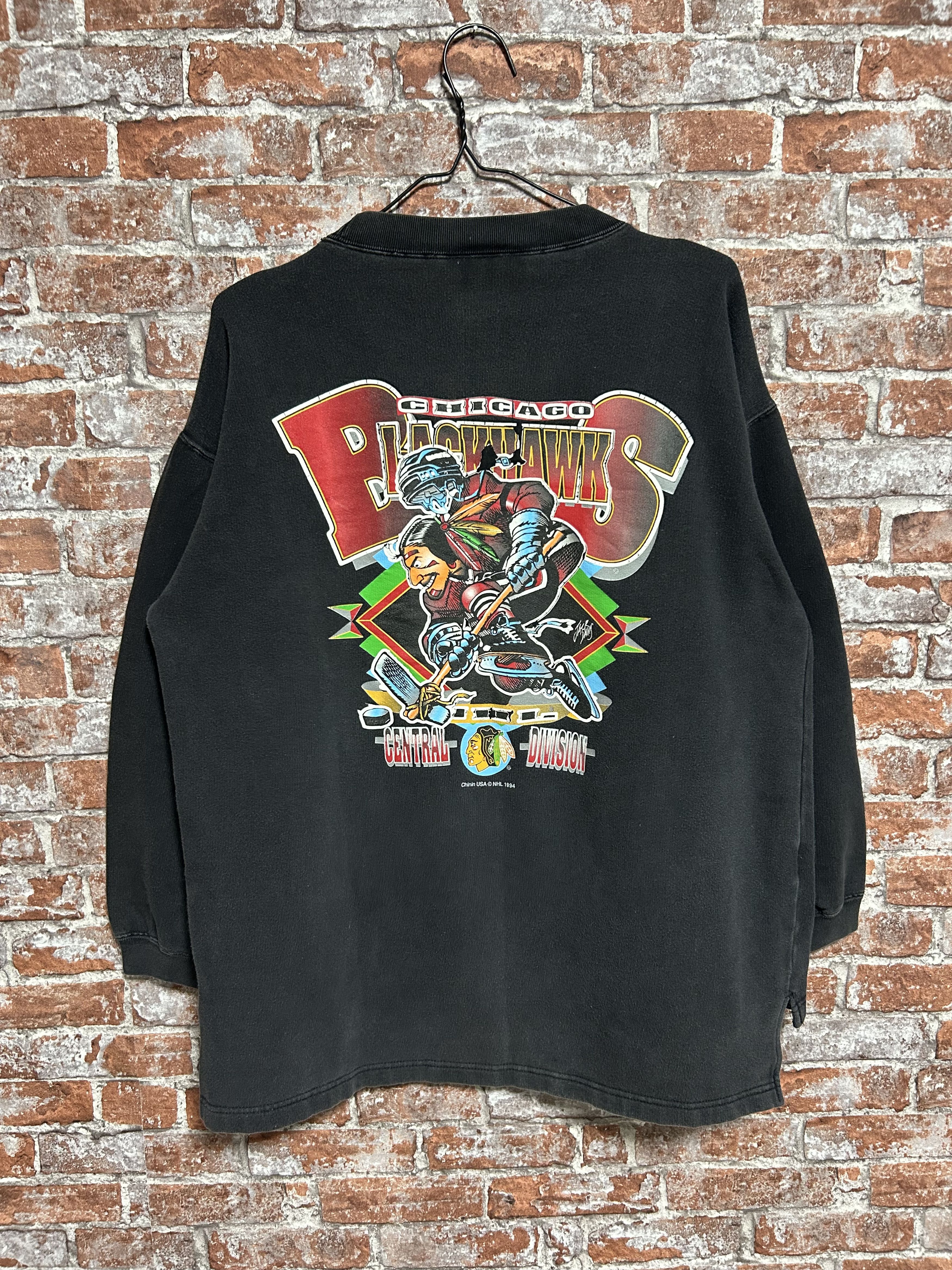 NHL Vintage 1994 Chicago Blackhawks NHL Hockey Sweatshirt Size US M / EU 48-50 / 2 - 1 Thumbnail