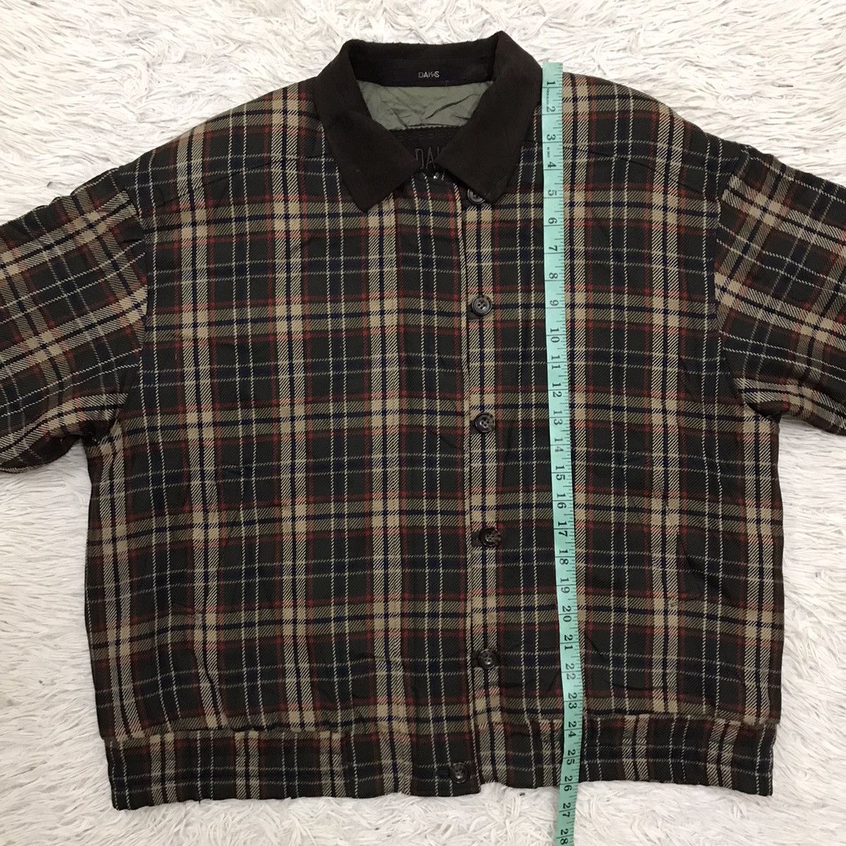 DAKS Vintage Daks London Plaid Flanel Jacket Size US L / EU 52-54 / 3 - 8 Thumbnail