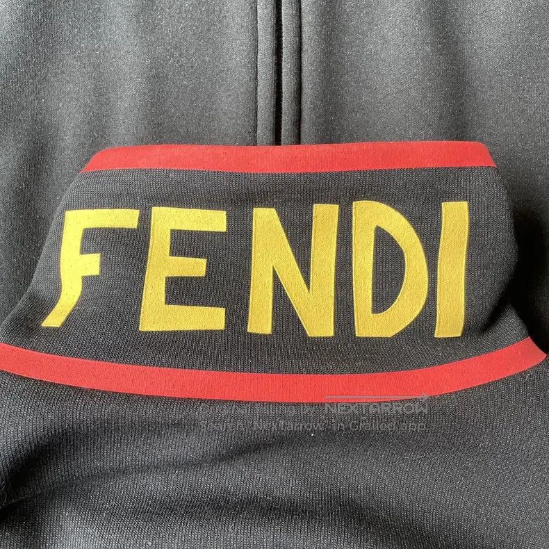 Fendi Fendi Black magic tape logo zipper jacket Size US M / EU 48-50 / 2 - 5 Thumbnail