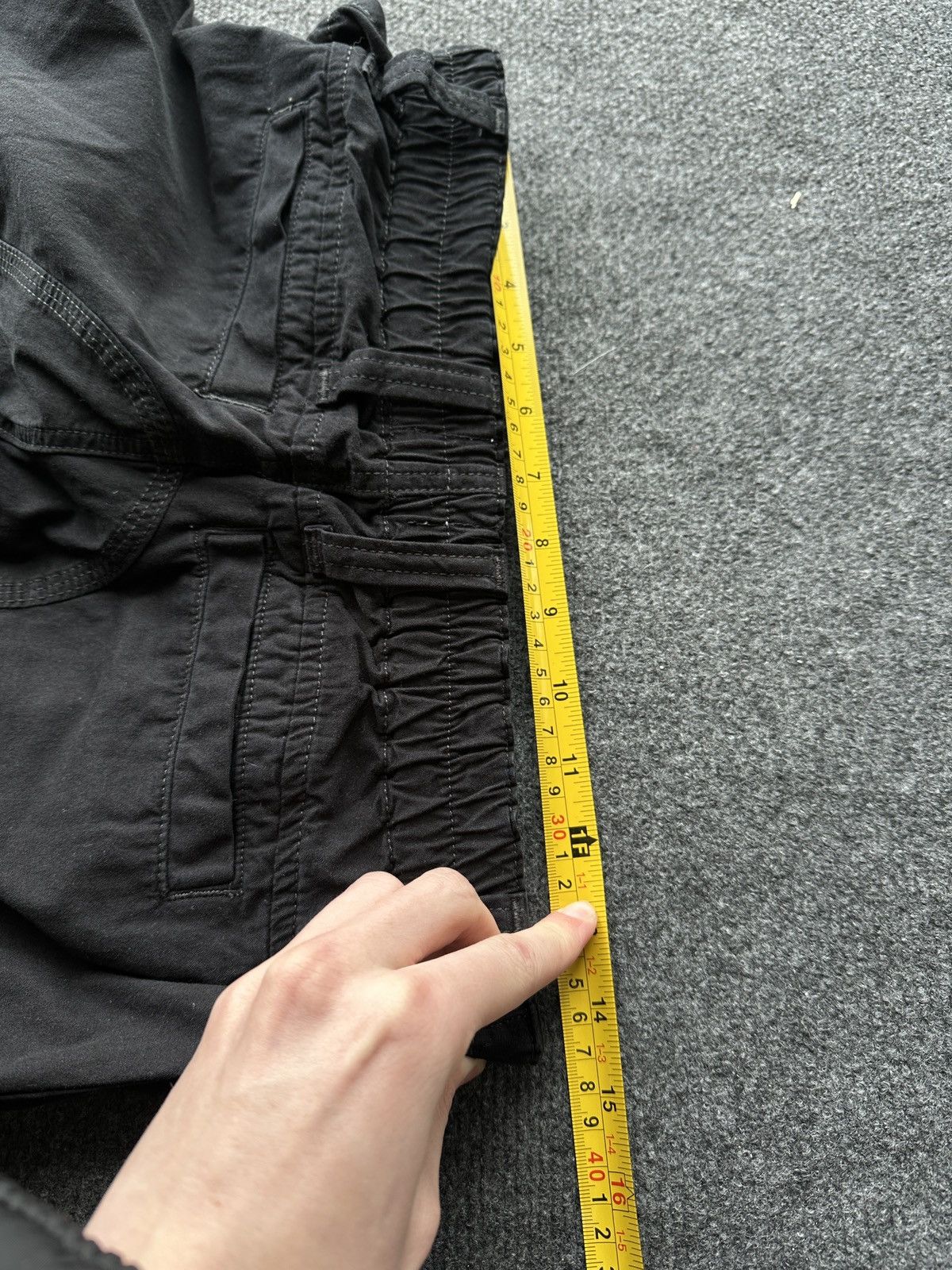Other 🚨 RARE BLACK CARGO MULTIPOCKET WOMEN PANTS Size 28" / US 6 / IT 42 - 22 Thumbnail