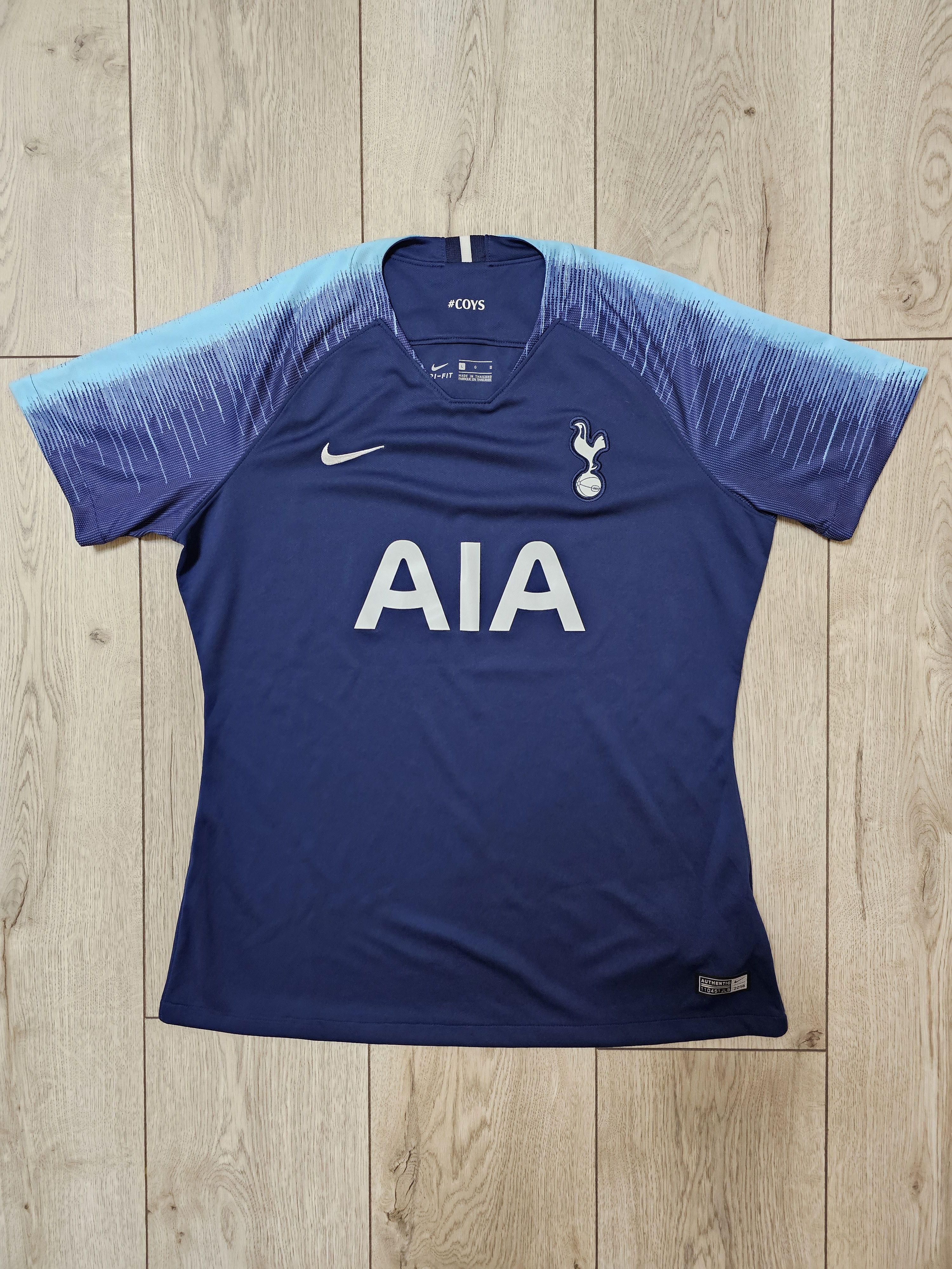Nike TOTTENHAM HOTSPUR 2018 2019 WOMEN FOOTBALL SOCCER JERSEY Size L / US 10 / IT 46 - 1 Thumbnail
