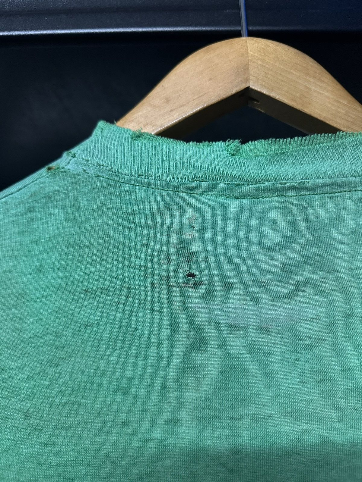 NBA × Vintage Vintage 80s Nba Larry Bird Distressed Single Stitch Tee Size US L / EU 52-54 / 3 - 13 Thumbnail