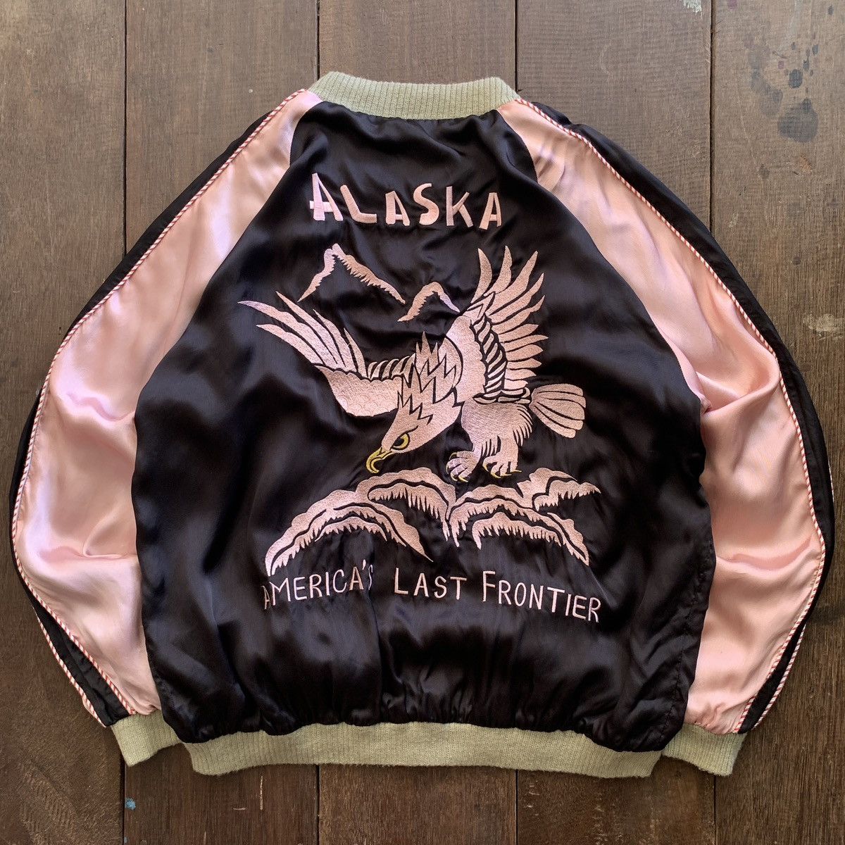 Sukajan Souvenir Jacket Crows by H.T Cropped Heads Sukajan Souvenir