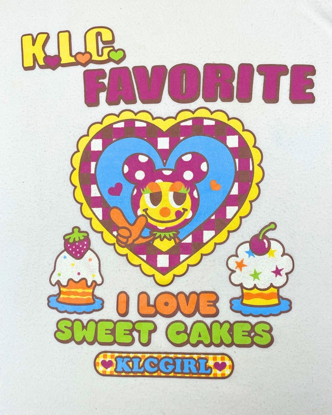 Japanese Brand KLC Japan Vintage Y2K Sweet Cakes Longsleeve Tee Size XXS / US 00 / IT 34 - 4 Thumbnail
