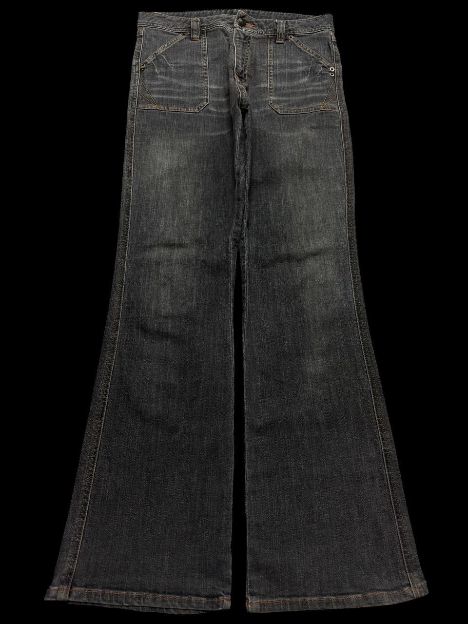 FLARED Vintage Japanese Bootcut Mudwash Baker Denim Jeans