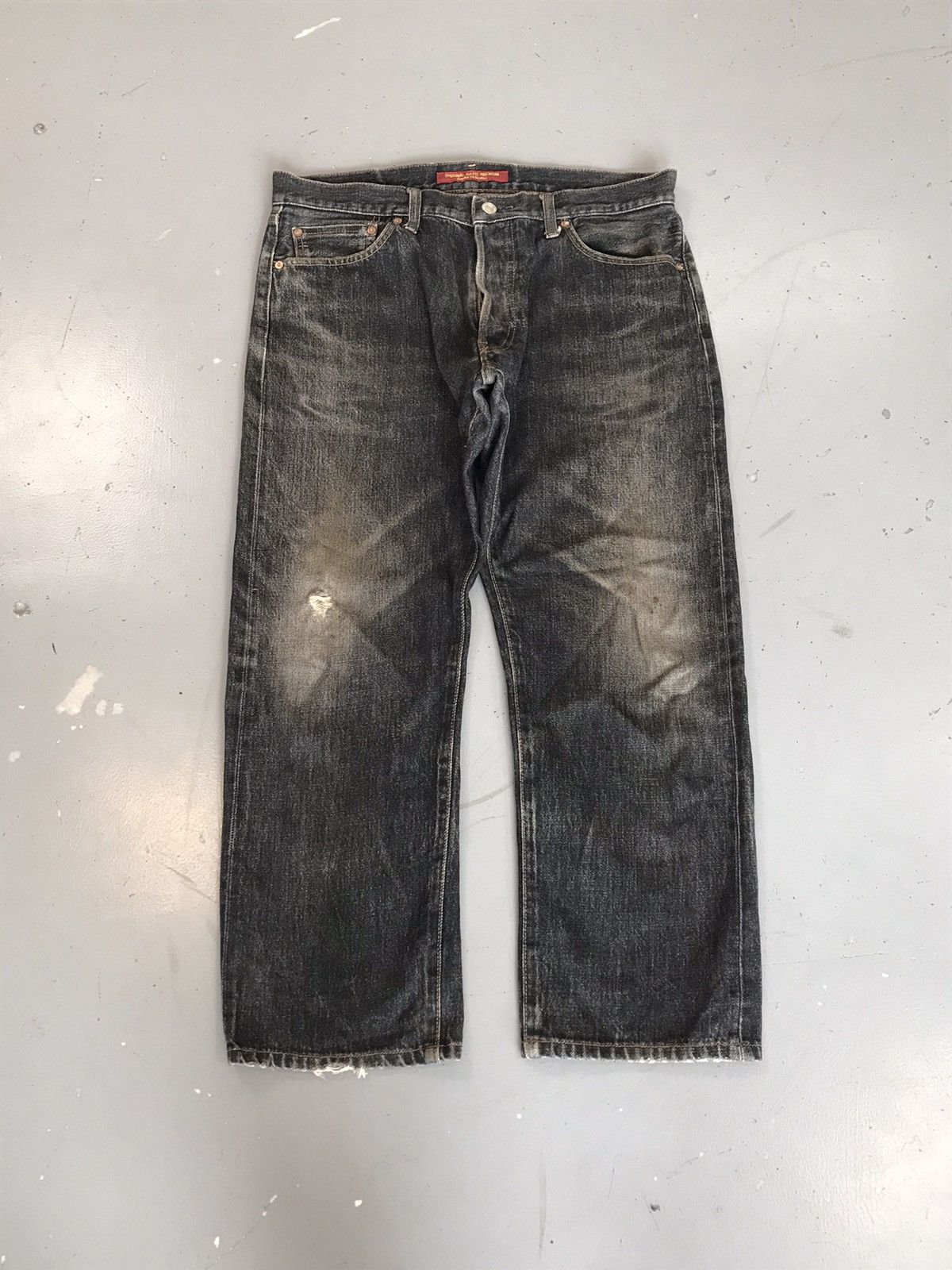 Uniqlo × Vintage Vintage Uniqlo sunfade straight fit denim pant Size US 36 / EU 52 - 1 Thumbnail