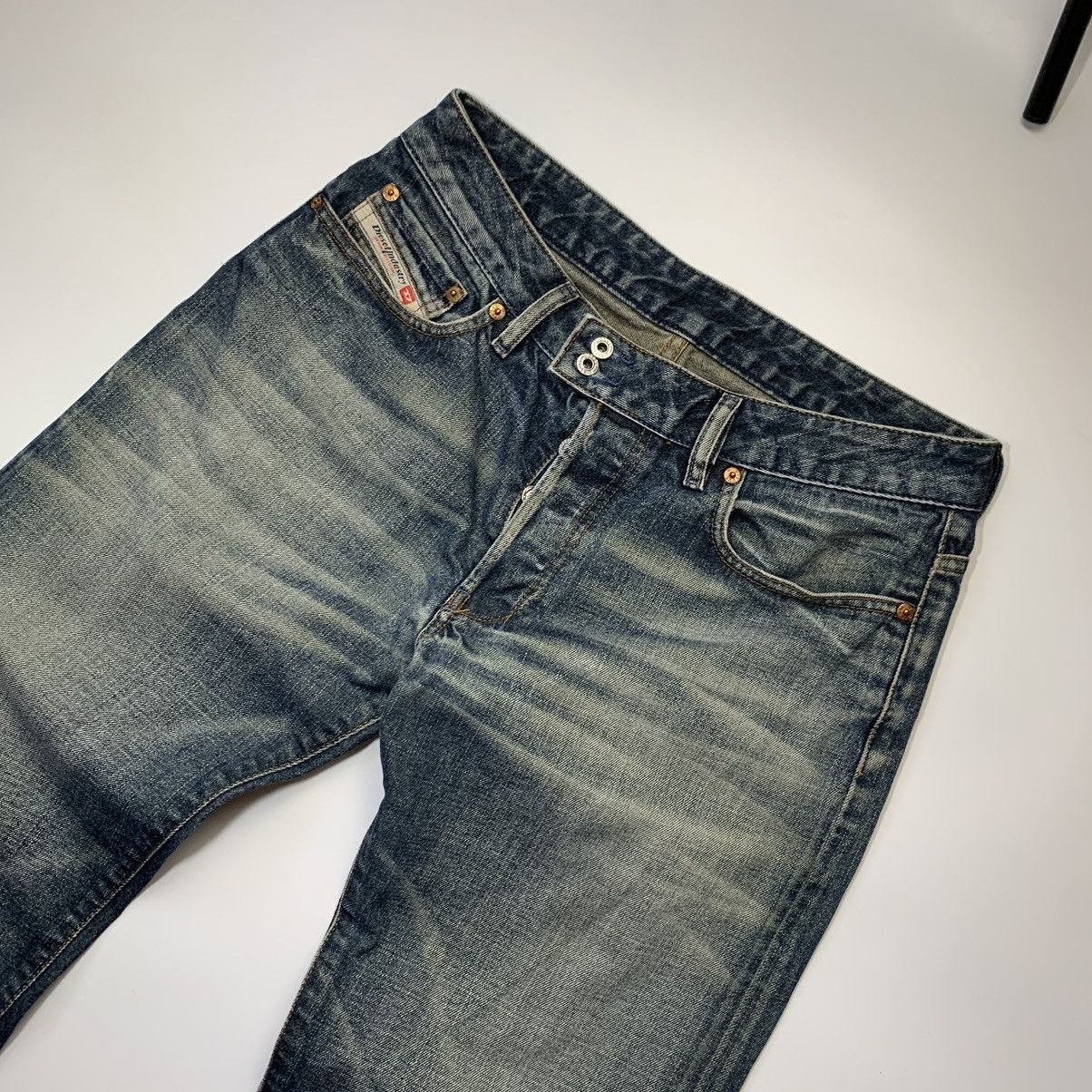 Diesel Vintage Diesel Gradient Straight Jeans Size US 31 - 9 Thumbnail