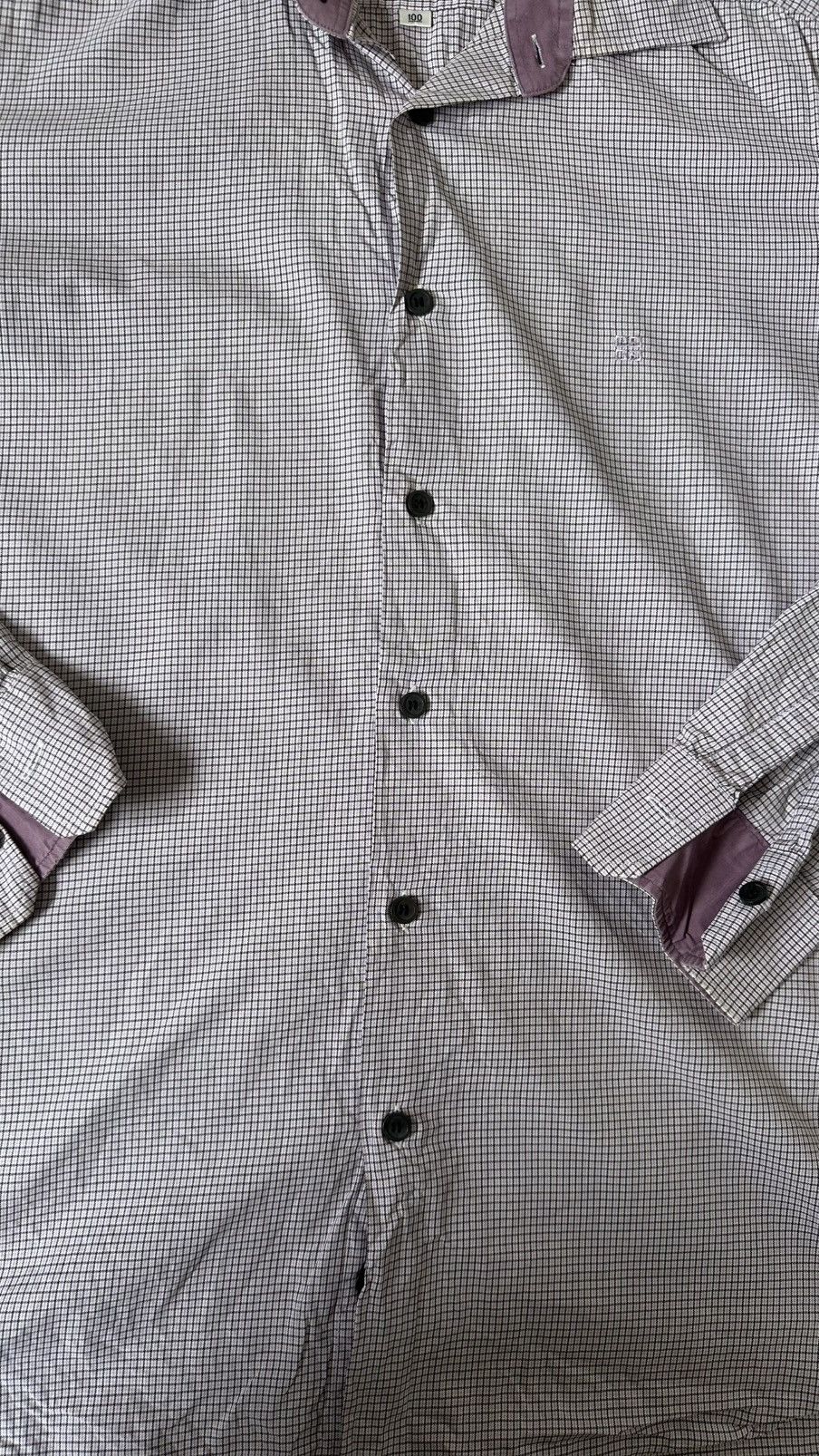 Givenchy VINTAGE GIVENCHY BUTTON SHIRT Size US M / EU 48-50 / 2 - 2 Thumbnail