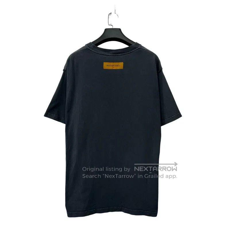 Louis Vuitton Louis Vuitton Black Solid Short Sleeve Size US XL / EU 56 / 4 - 2 Thumbnail